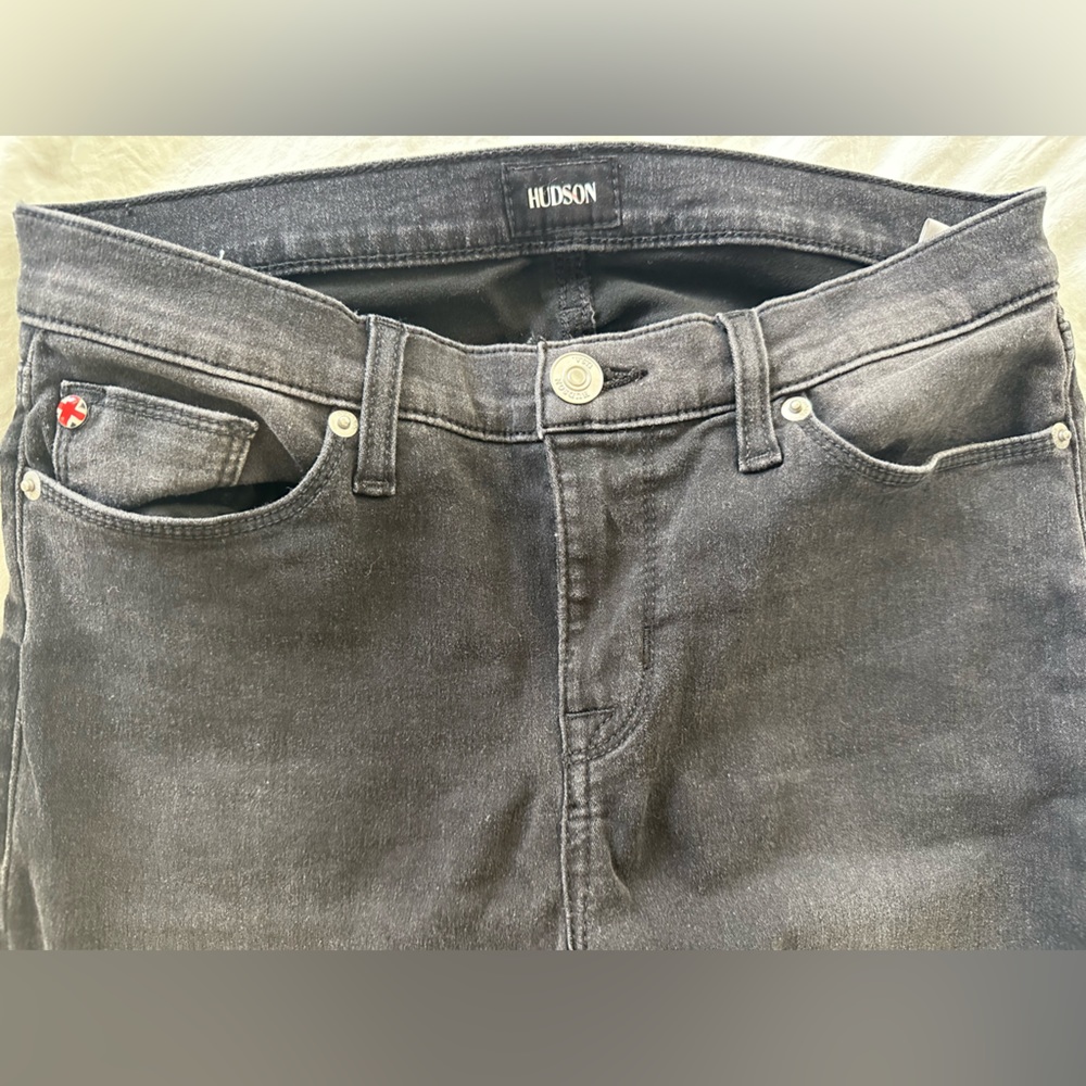 HUDSON krista super skinny low rise jeans. Charcoal Grey. Size 29. Gently used.
